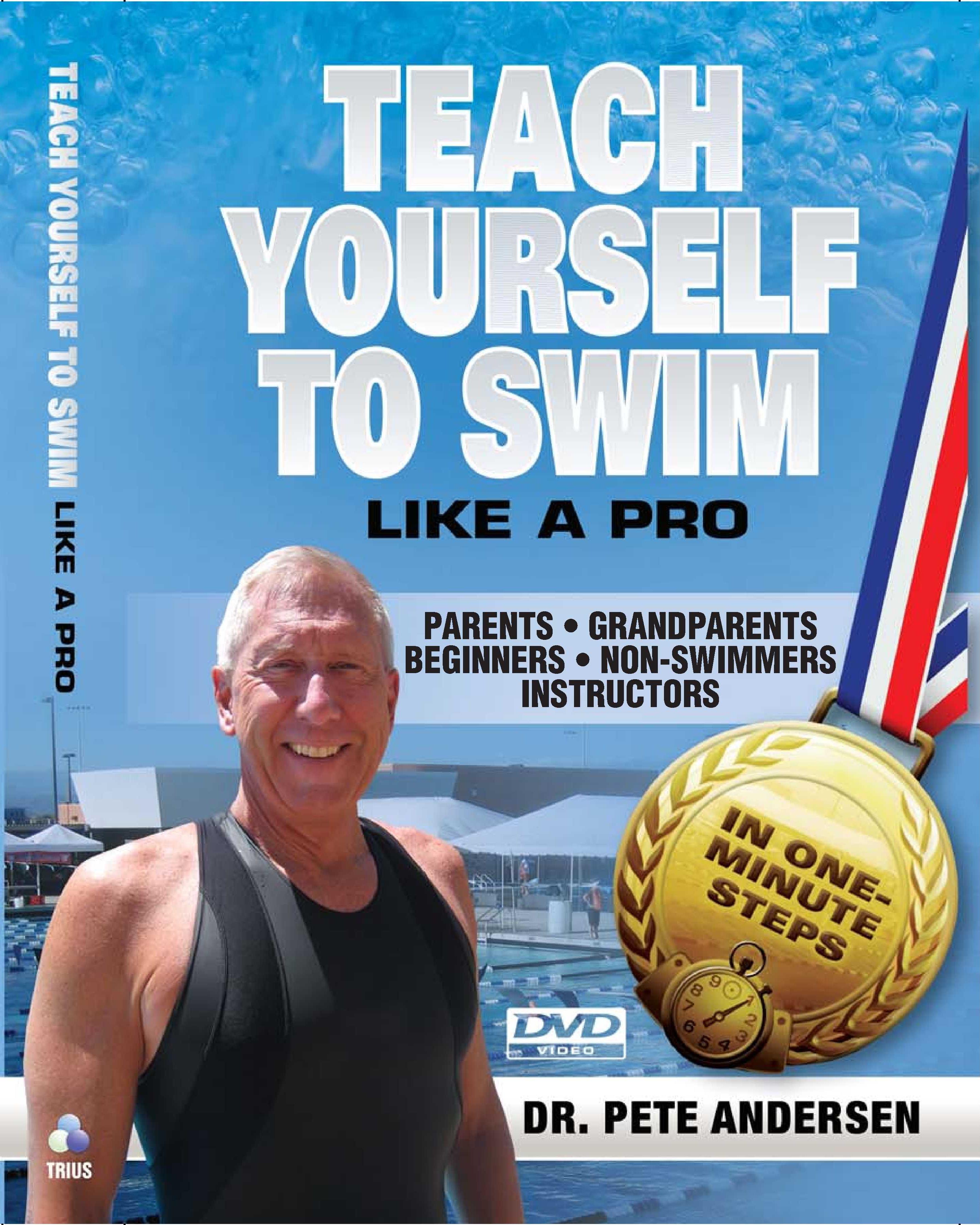 4 DVD Complete Swimming Instructional Curriculum for Parents, Beginners, Non-Swimmers