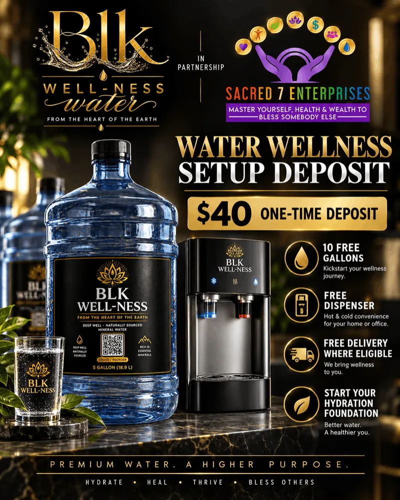 BLK WELL-NESS Water Wellness Deposit