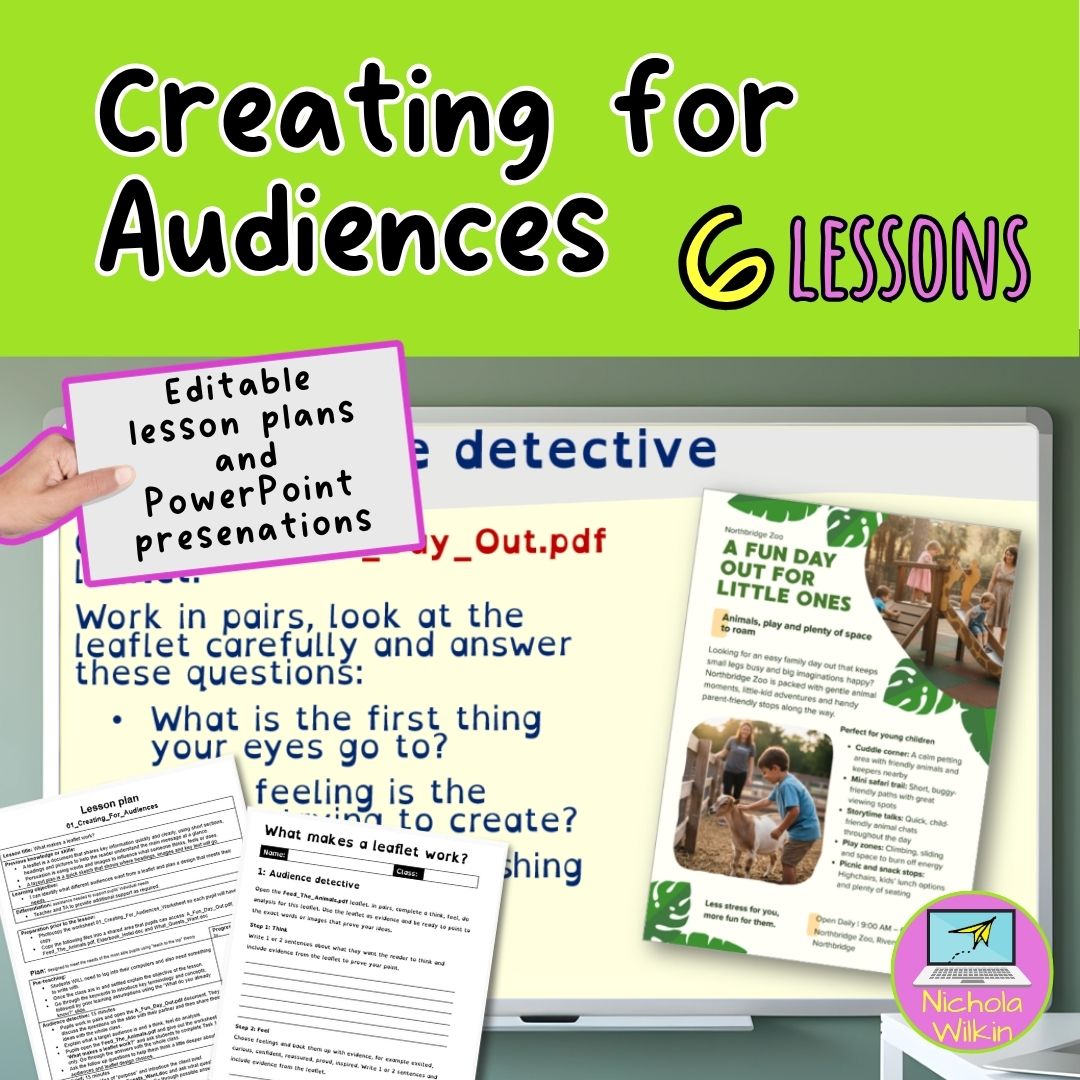 Creating for Audiences: Canva leaflet design for different target audiences