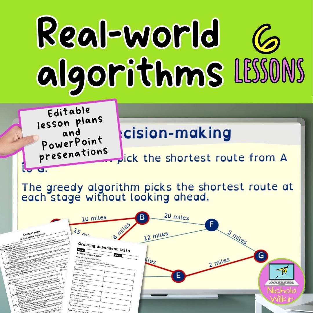 Real-world algorithms with Python recap activities
