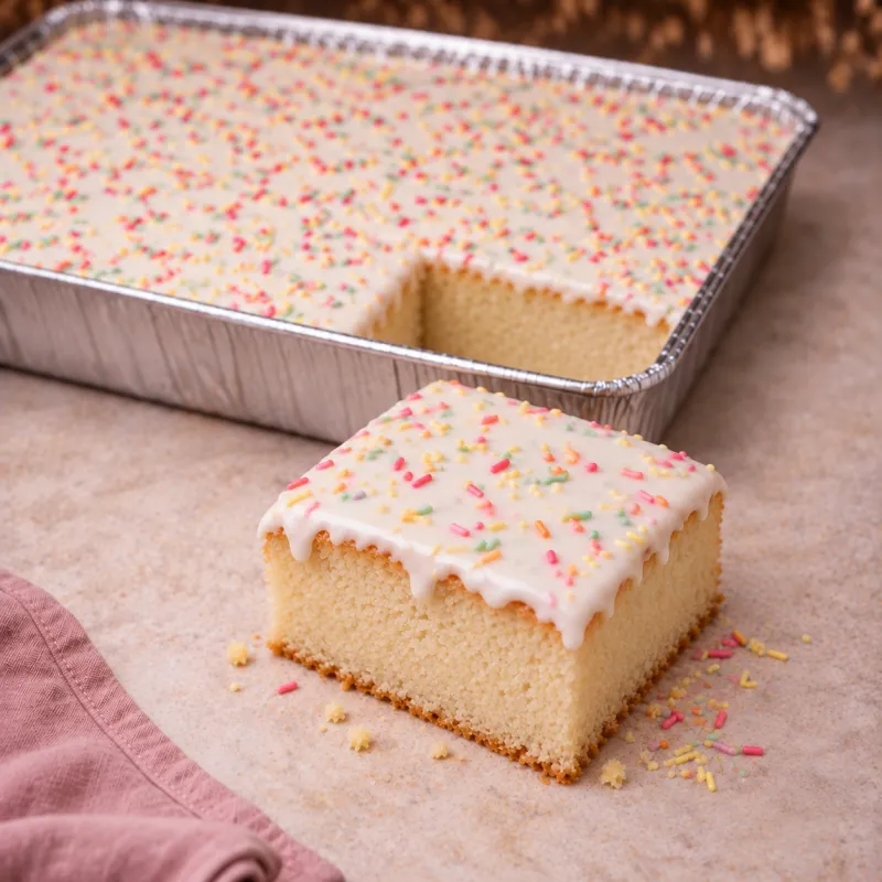 Vegan Vanilla School Cake