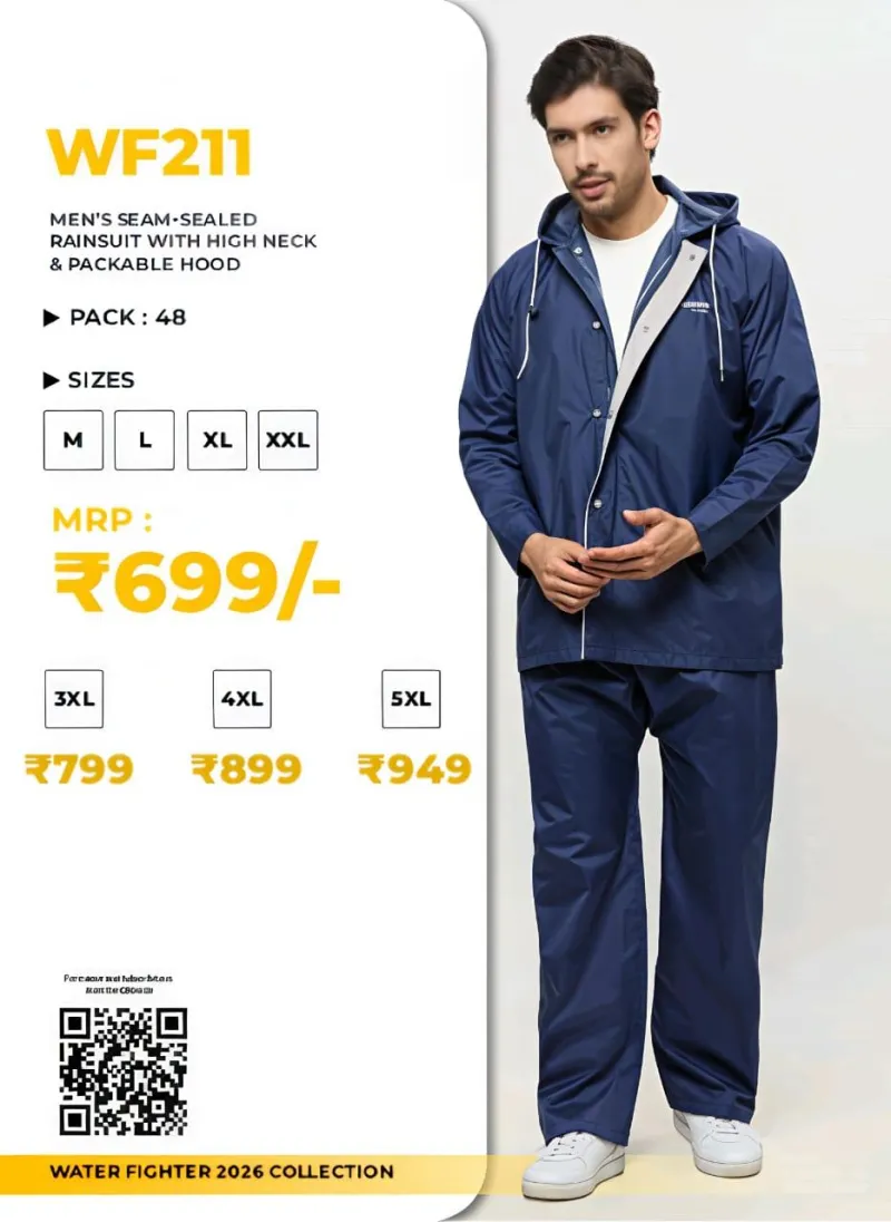 NavyCore All-Weather Zeel Raincoat