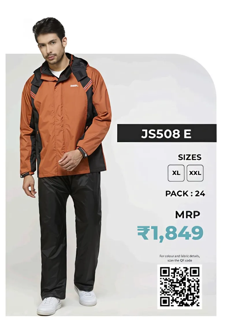 Orange Pro Zeel Raincoat