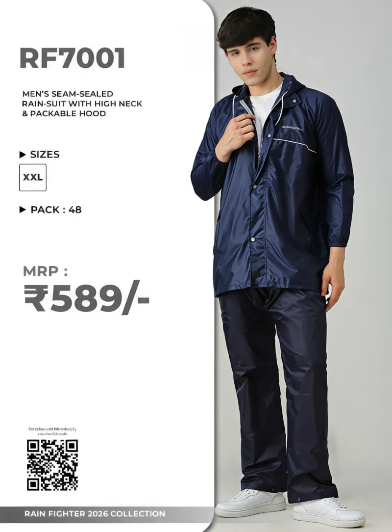 Navy Pro zeel Raincoat