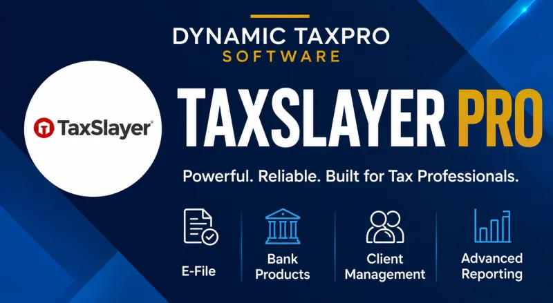 Dynamic TaxPro TaxSlayer Pro Tax Software