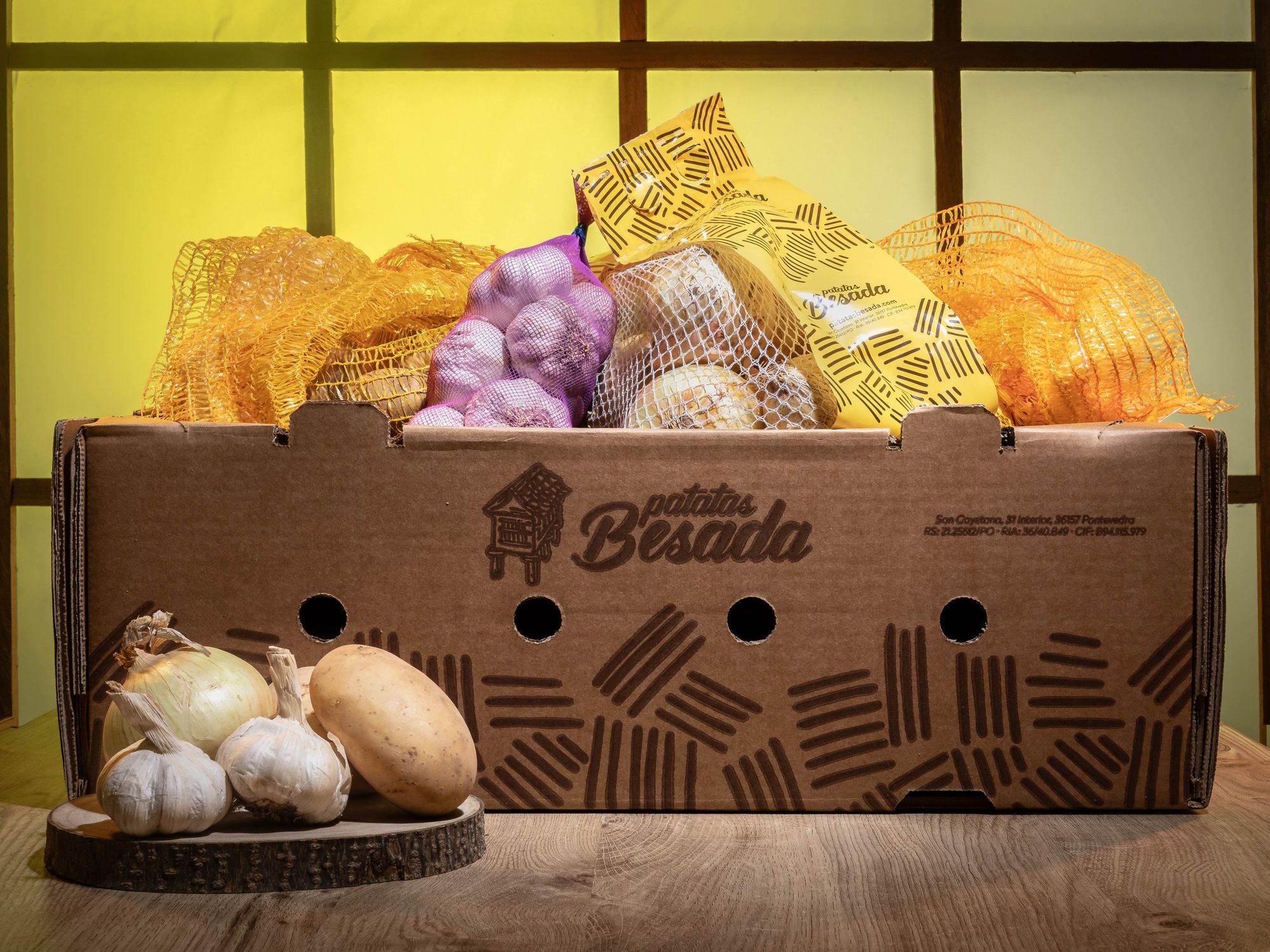 Pack Besada (patatas para freír, patatas para cocer, ajos y cebollas)