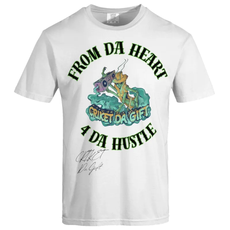 Limited Edition - Autographed "From Da Heart, 4 Da Hustle" Tee w/ Premium Hoodie Bundle