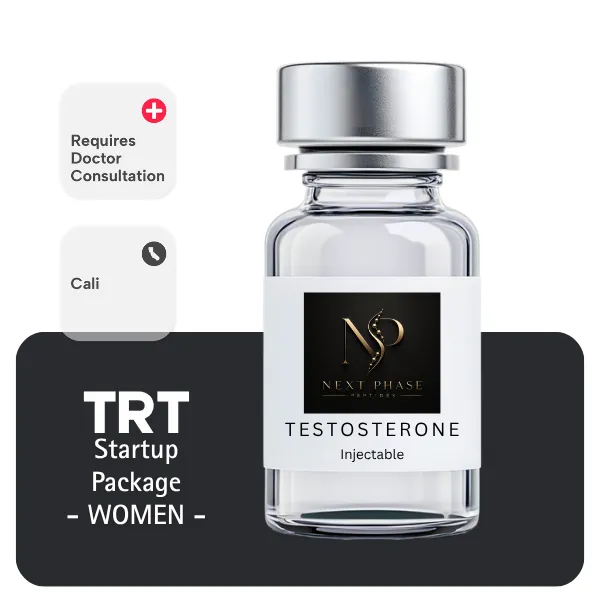 TRT CALI Women's Startup Package (Consult, Labs, Cypionate 200mg/mL 10mL)