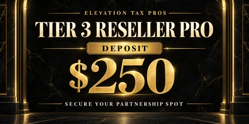 Tier 3 Reseller Pro Deposit — $250