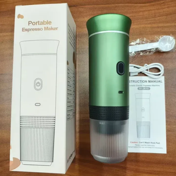 CAFETERA DE CÁPSULAS PORTÁTIL BLANCA