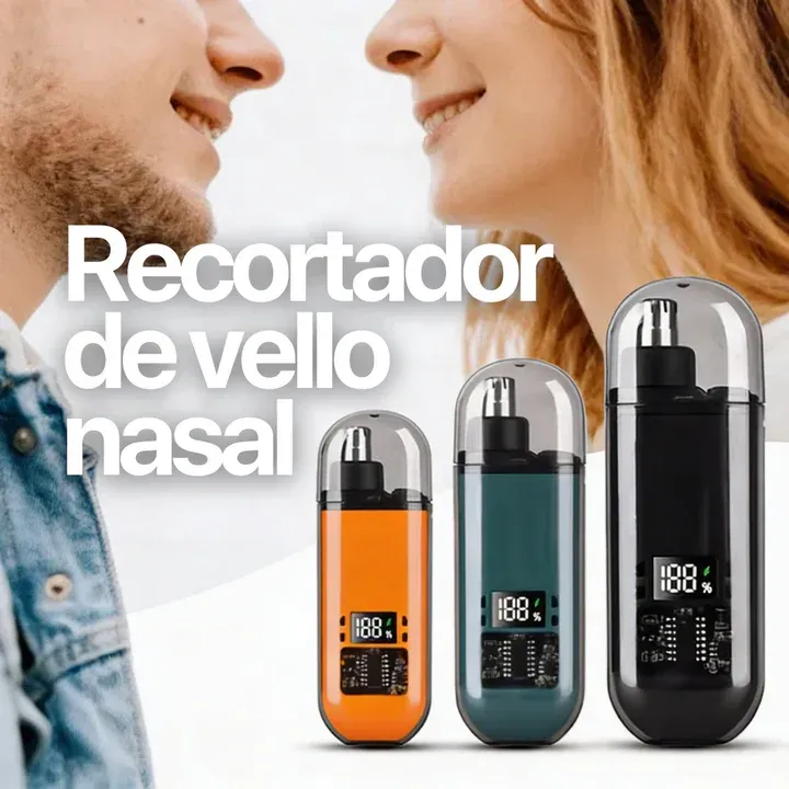 RECORTADOR DE VELLO NASAL RECARGABLE PARA HOMBRE