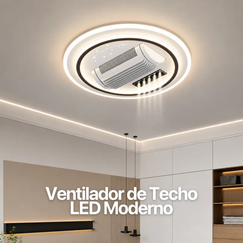 Ventilador y lámpara de techo