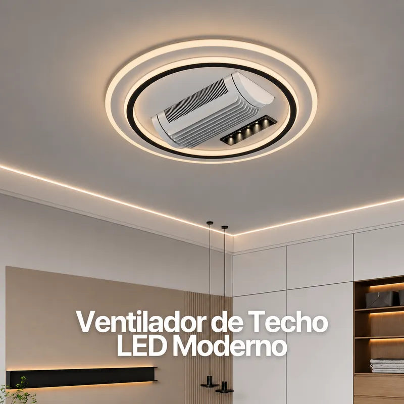 Ventilador y lámpara de techo