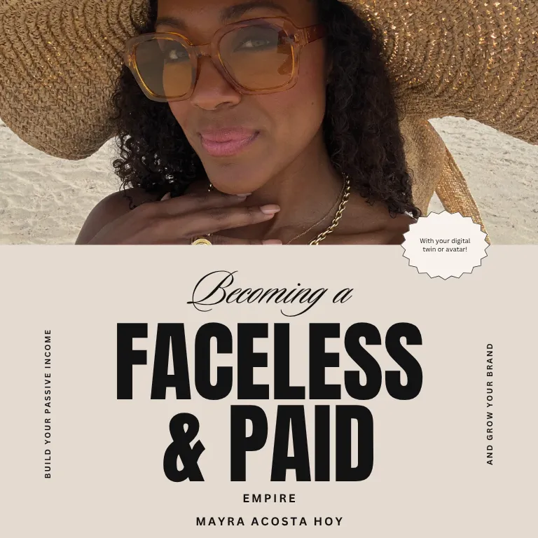 Faceless & Paid: Build your passive income and grow your brand