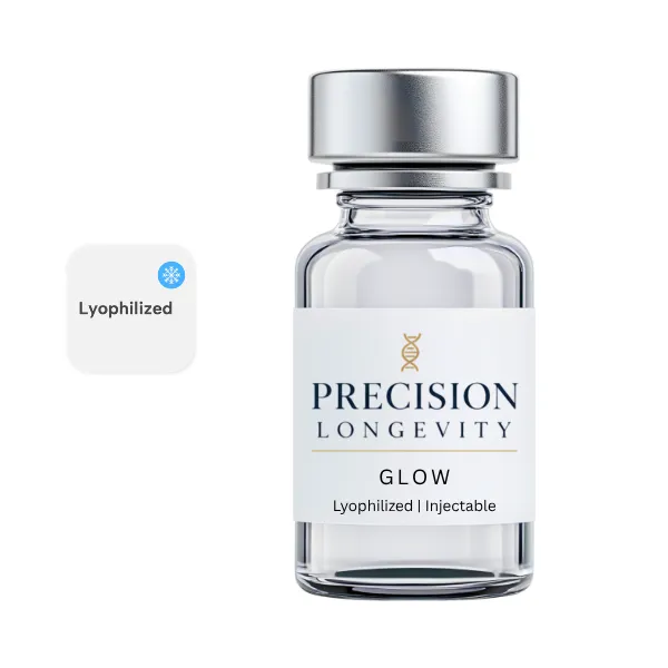 GLOW (BPC-157 / GHK-CU / TB-500)10mg/50mg/10mg/mL (3mL) - Lyophilized