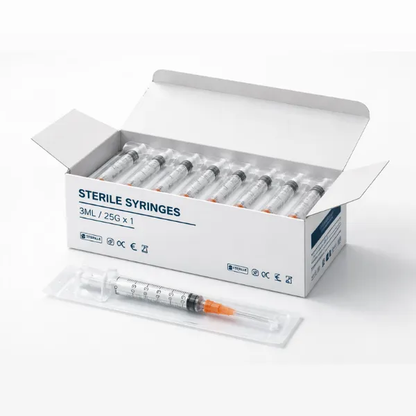 Box of 100 syringes