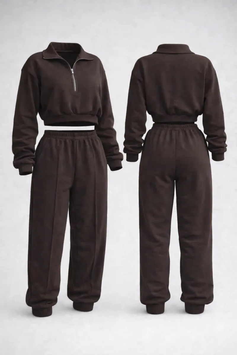  Streetwear Set – Brown