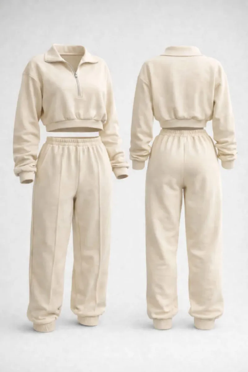 Street Wear Set - Cream