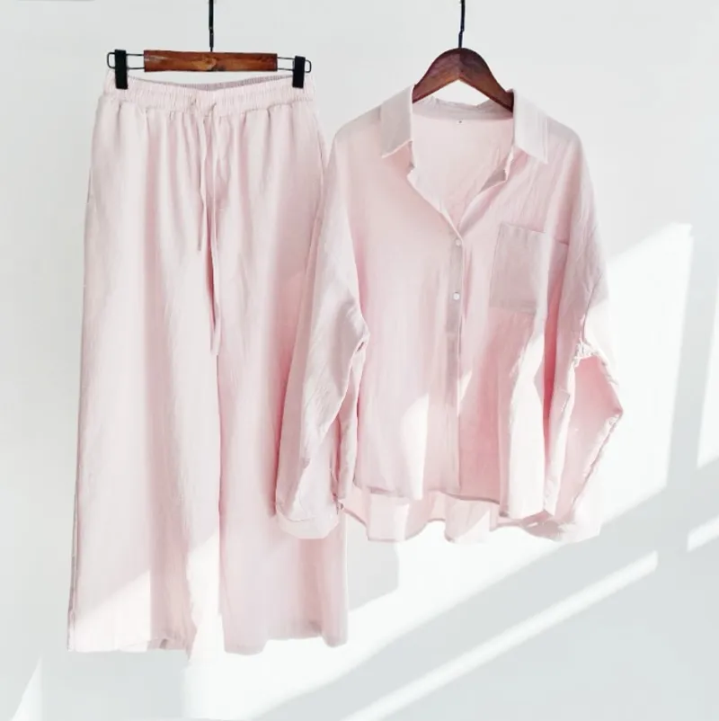 Pink Linen Shirt 
