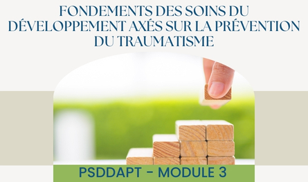 P.S.D.D.A.P.T.©: Module 3 - Fondements - soins du développement axés sur la prévention du traumatisme
