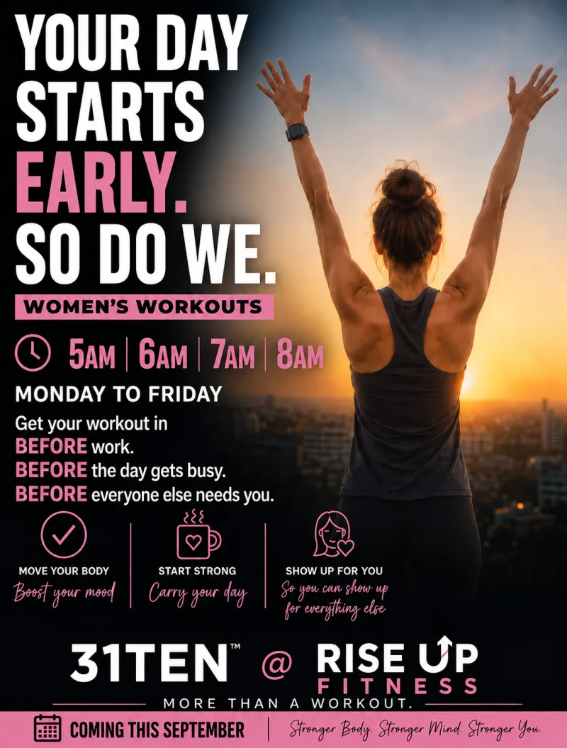 31TEN Training Membership (M-F. 5-9am & 12-1pm)