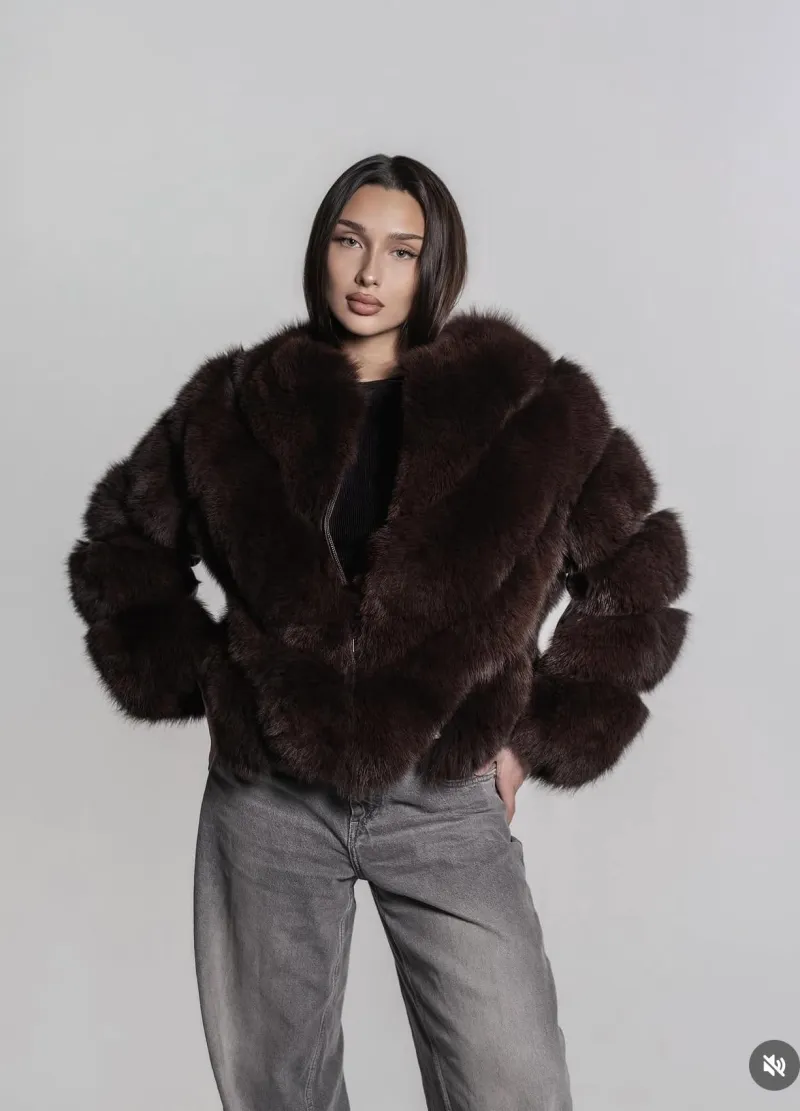 Chocolate brown fox
