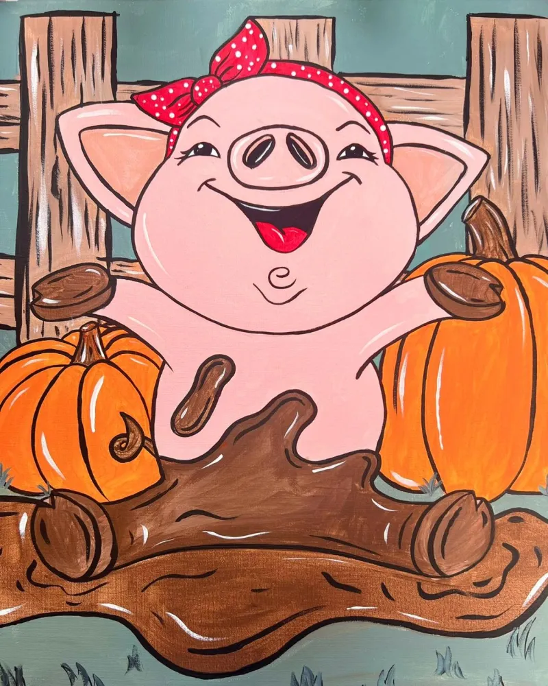 Piggie in the Mud