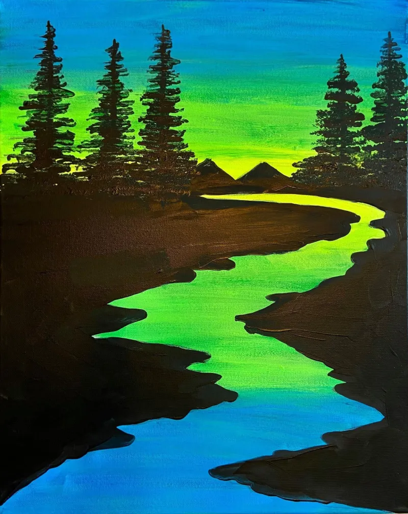Black Light Landscape (1)