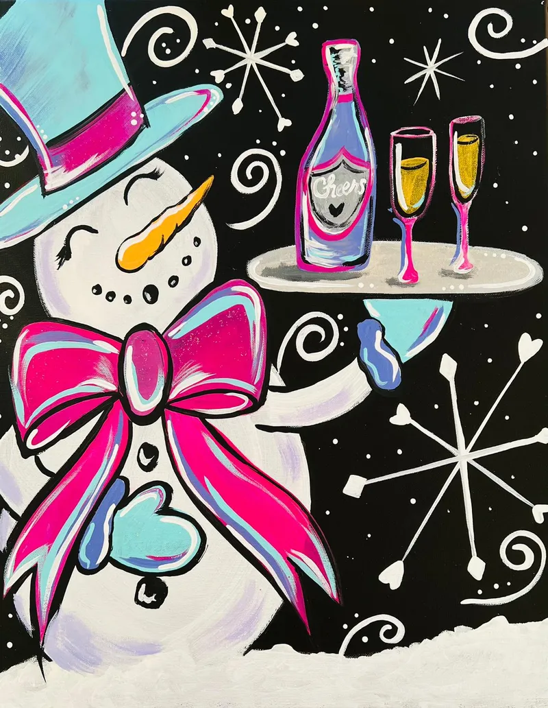 New Year's Snowman