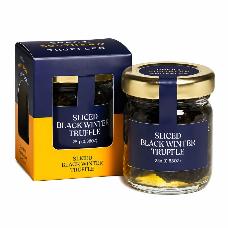 Great Southern Truffles: Sliced Black Winter Truffle 25g