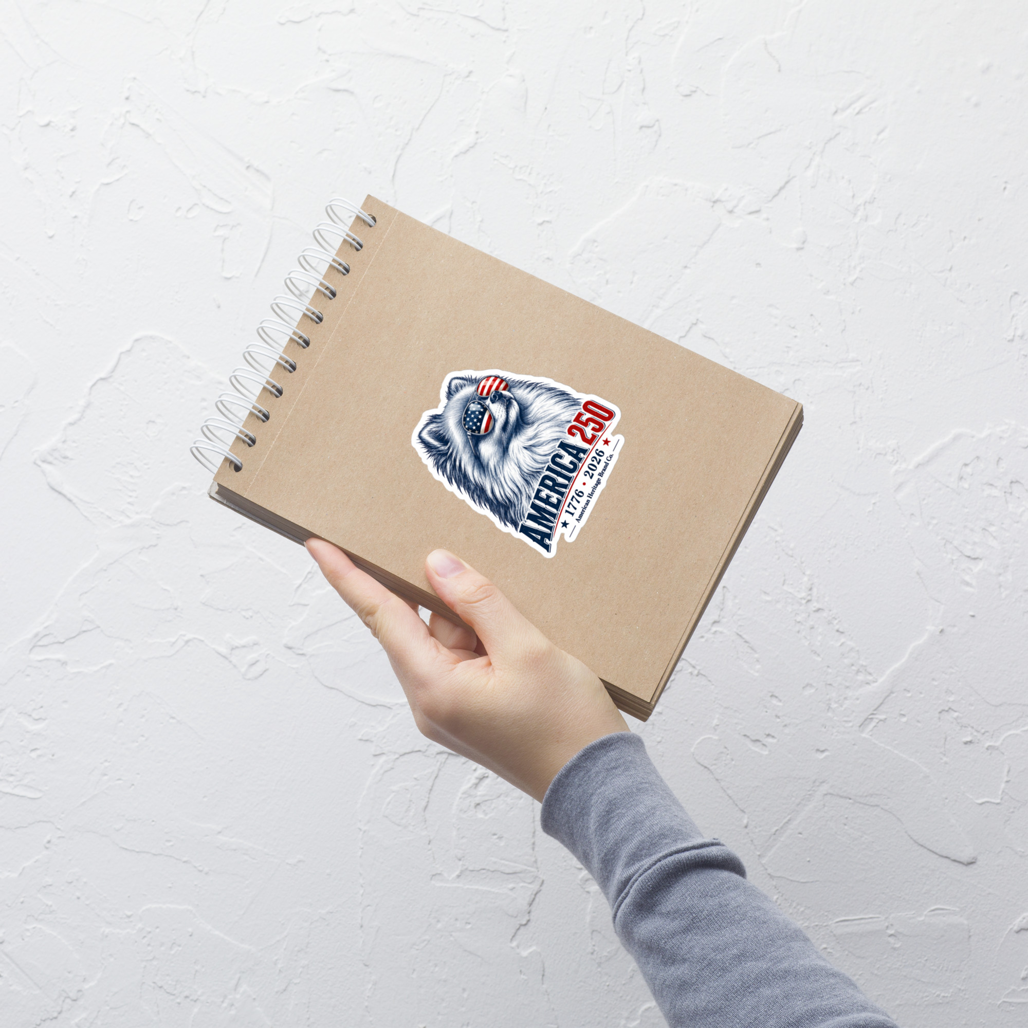 America 250 Dog Sticker 03