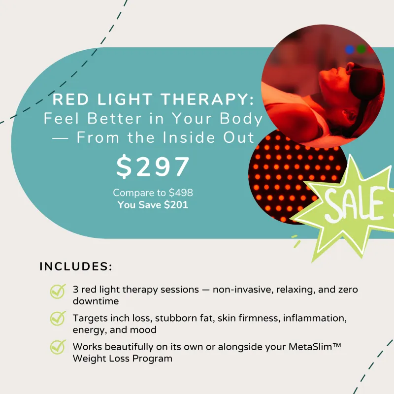3 Red Light Therapy Sessions: Better From The Inside Out