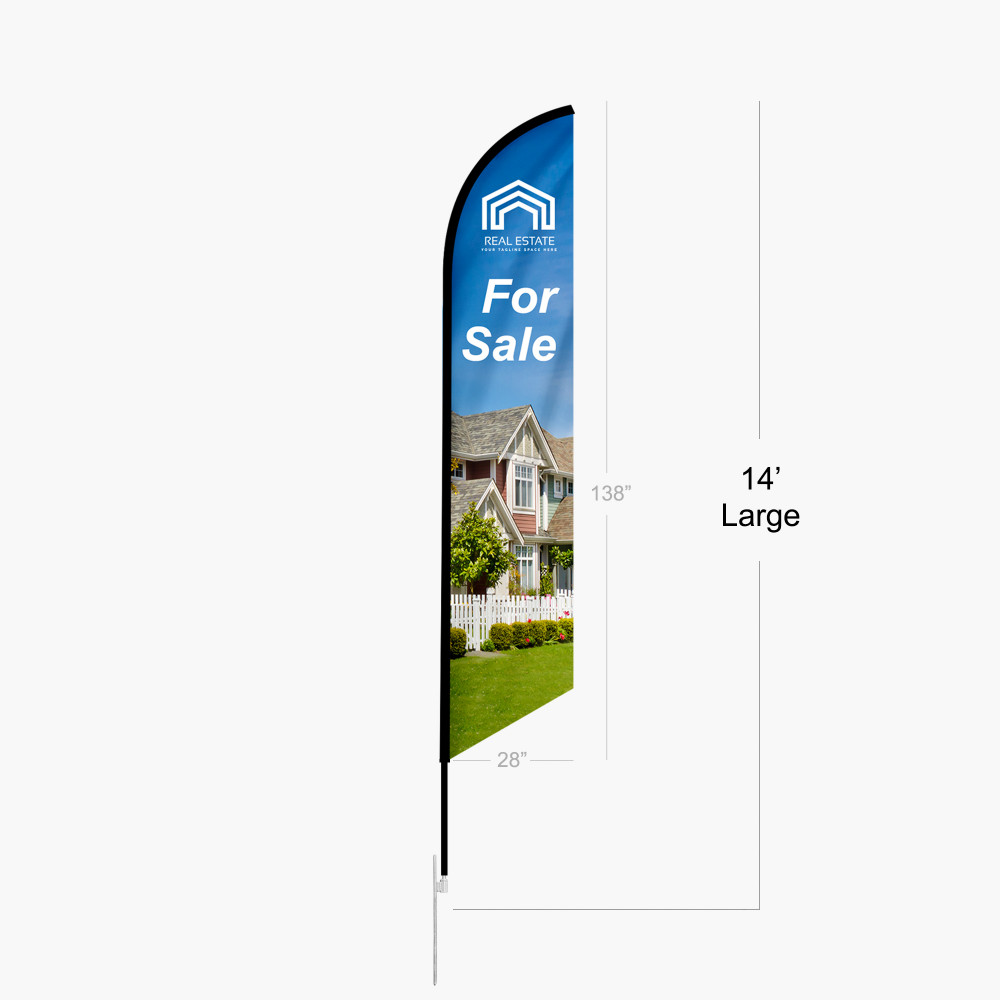 Angled Feather Flag
