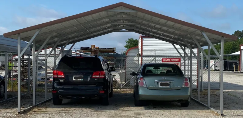 Demo #1:  A- Frame Carport 18' x 21' x 7' 