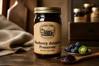 Blueberry Jalapeño Preserves - 8 oz Jar