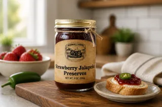 Strawberry Jalapeño Preserves - 8 oz Jar