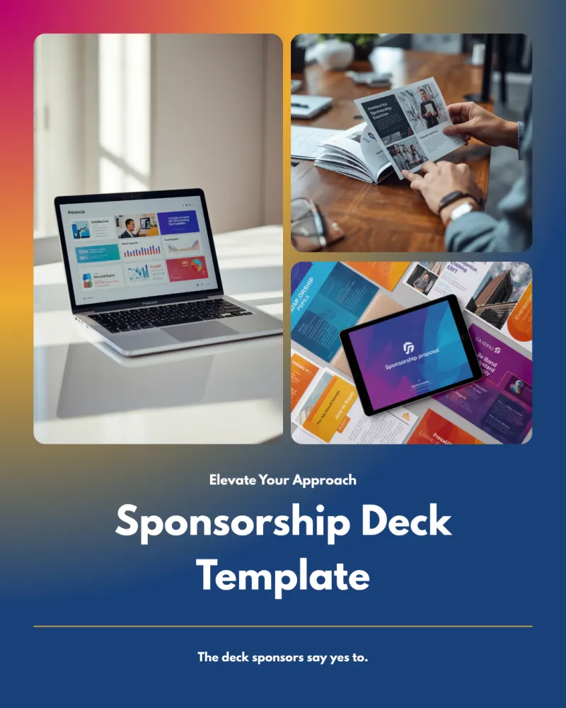 Nonprofit Sponsorship Deck Template | Plug-and-Play Pitch Deck