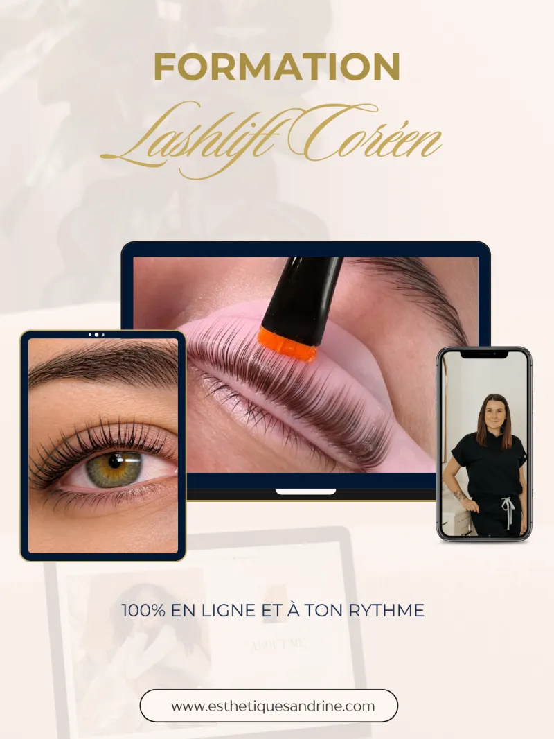 Formation lashlift coréen en ligne