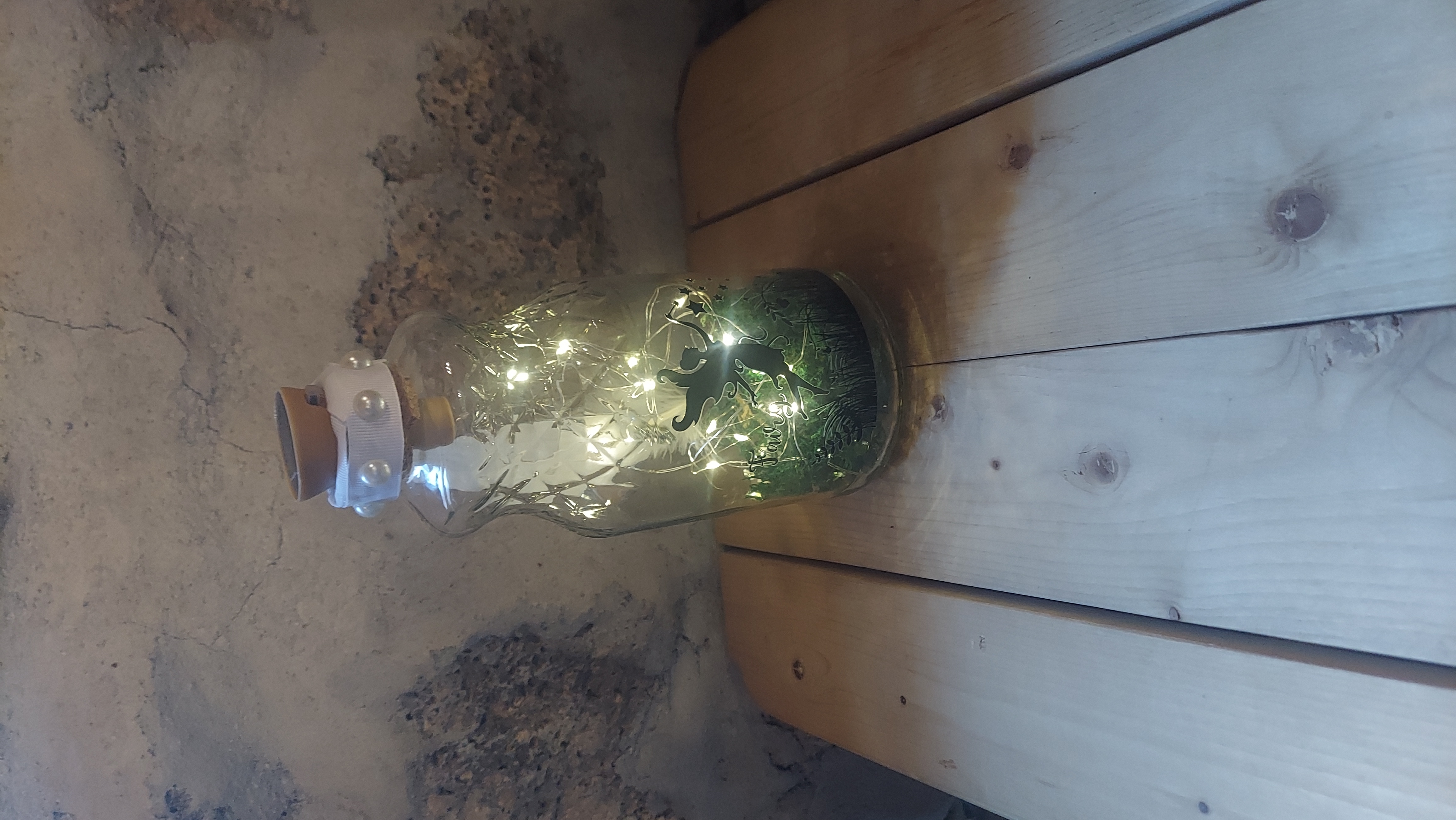 White Pearl Juice Fairy Jar