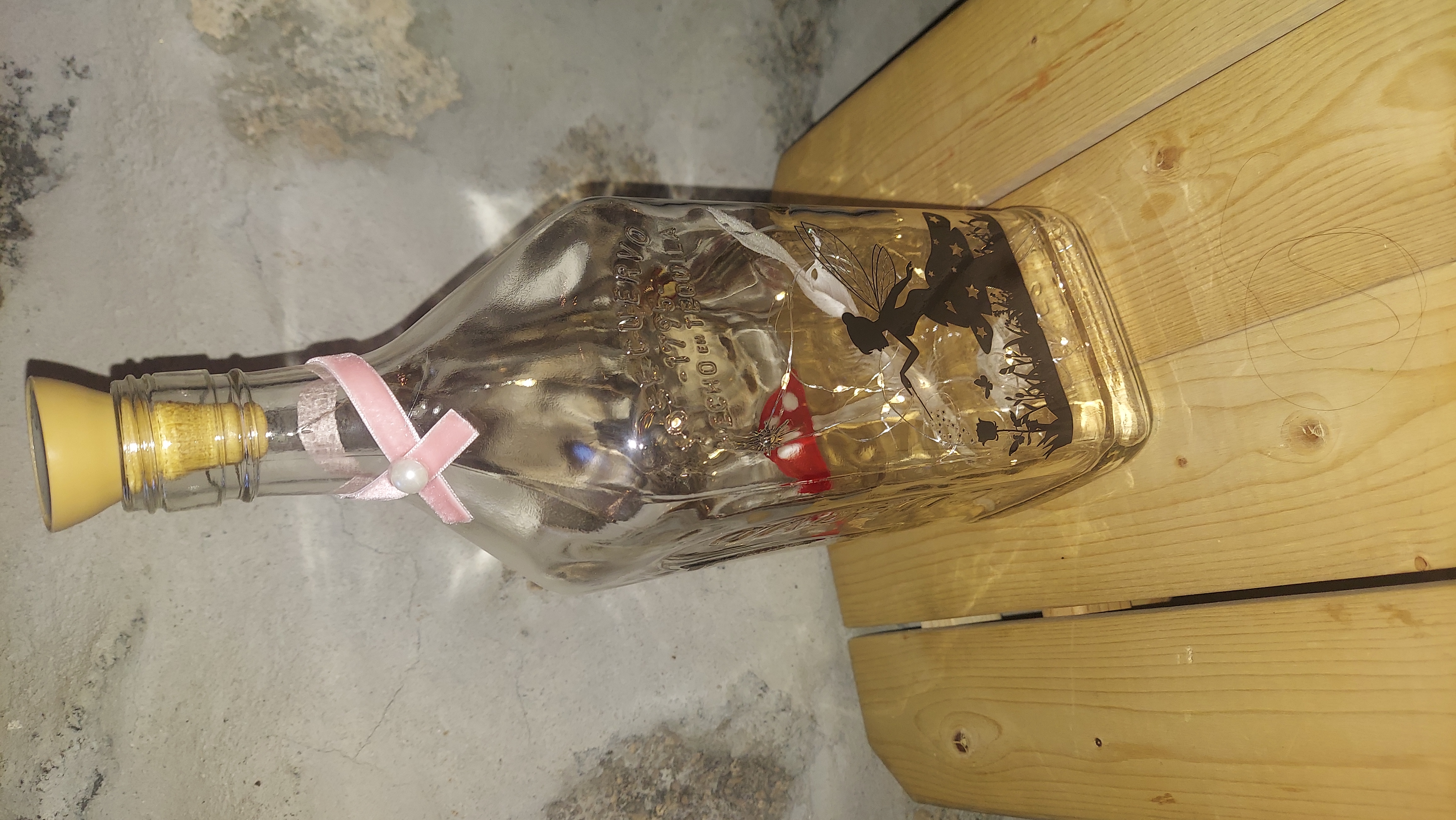 Mushroom Cuervo Fairy Jar