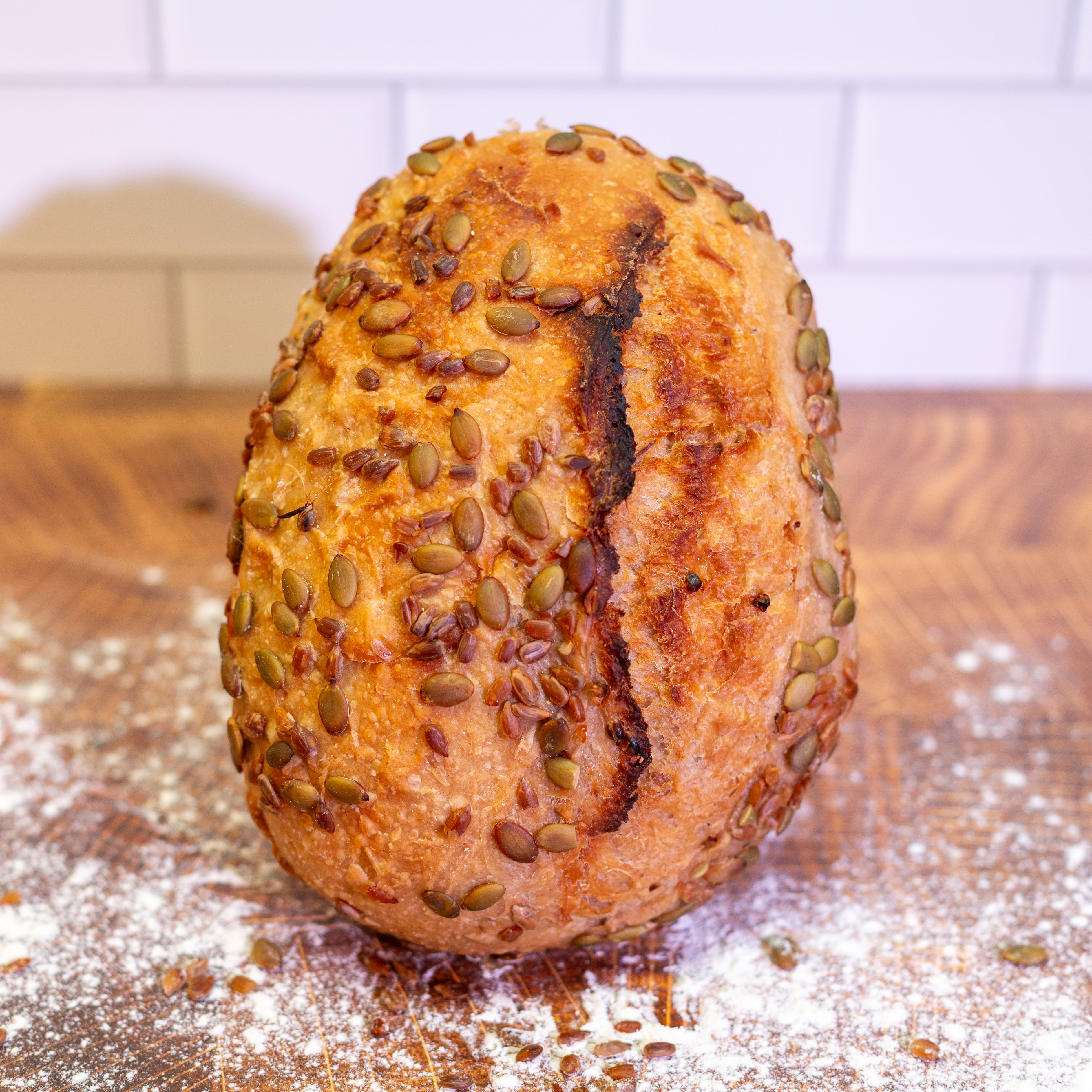 Sprouted Grain Sourdough Loaf