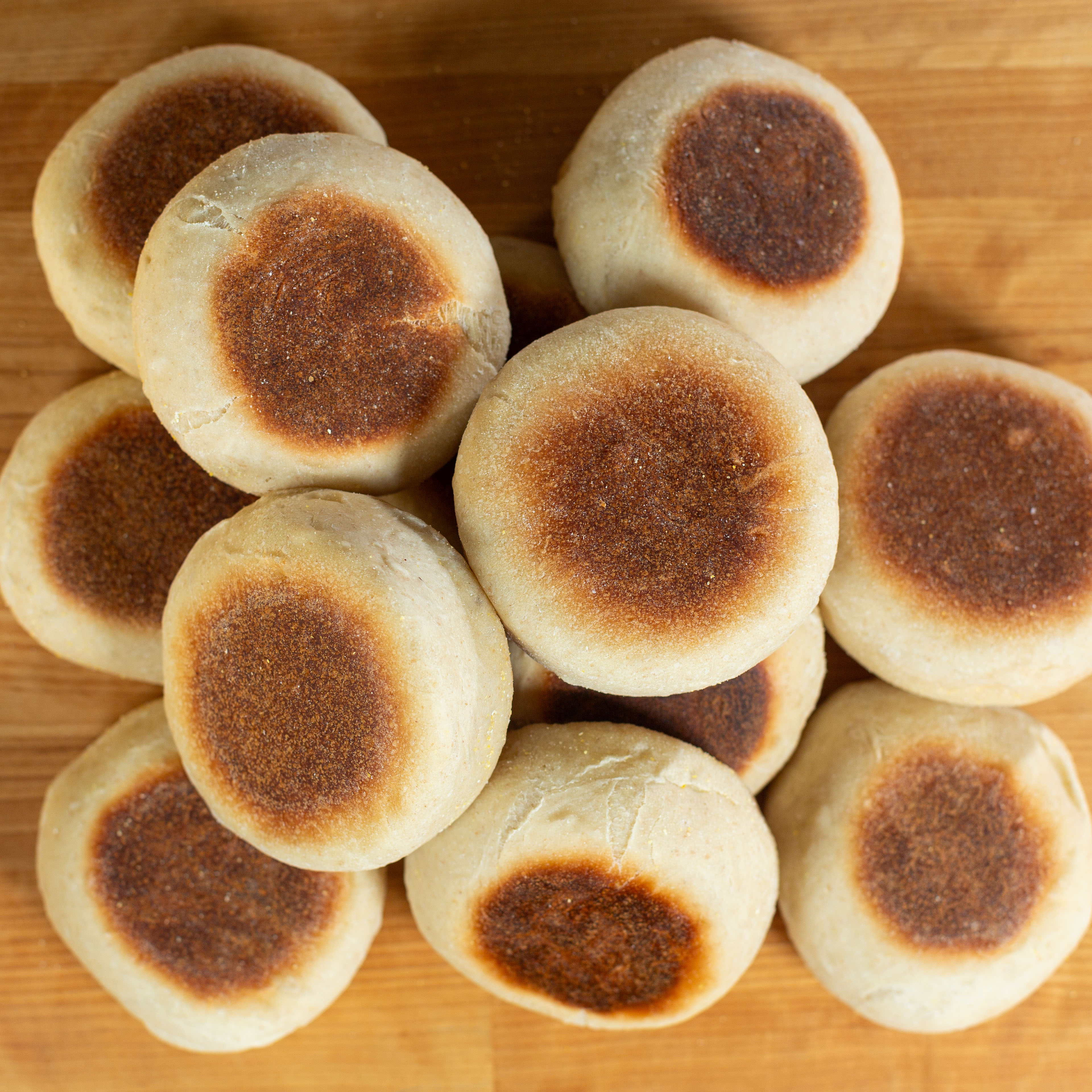 Sourdough English Muffins