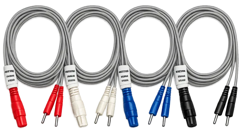 Lead Wire, TM-4L, 4 Color Set (RWBK Tips) 