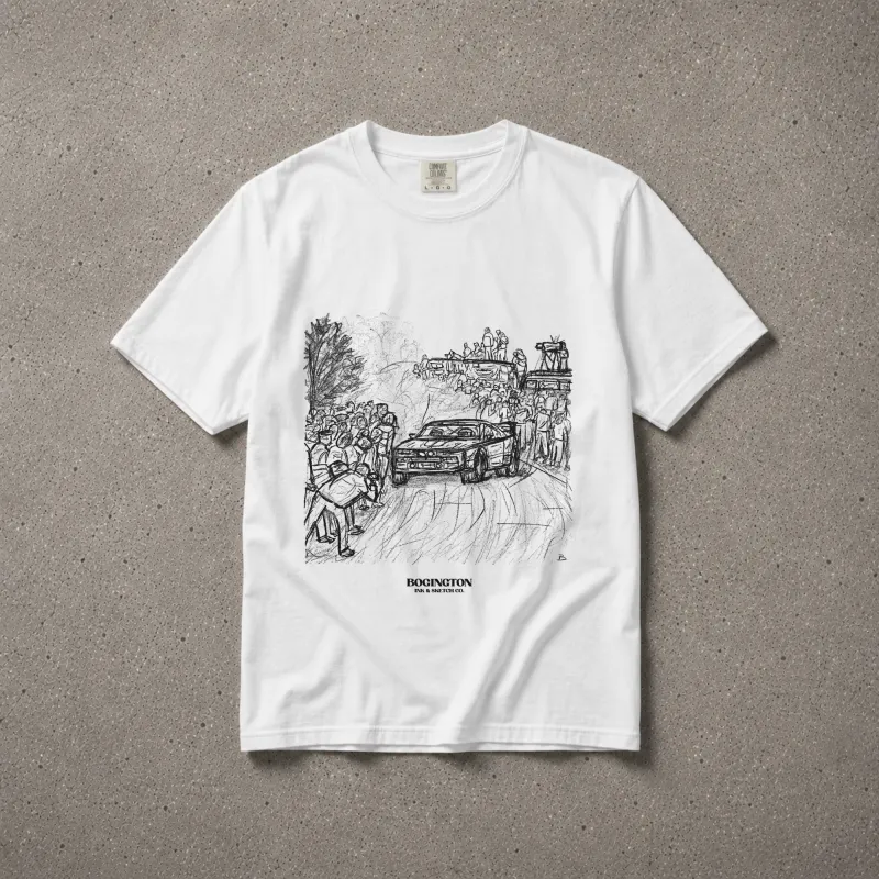 Dust Line White T-Shirt