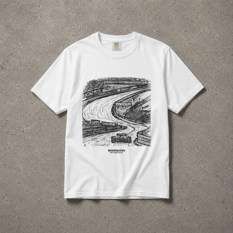 Circuit Flow White T-Shirt