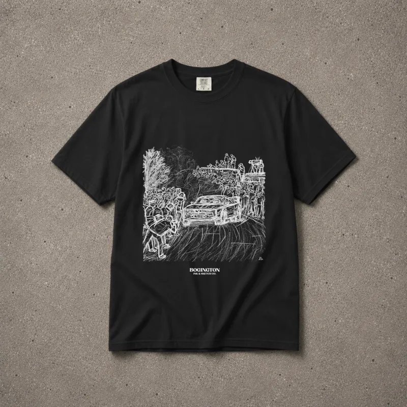 Dust Line Black T-Shirt
