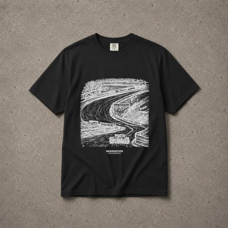 Circuit Flow Black T-Shirt