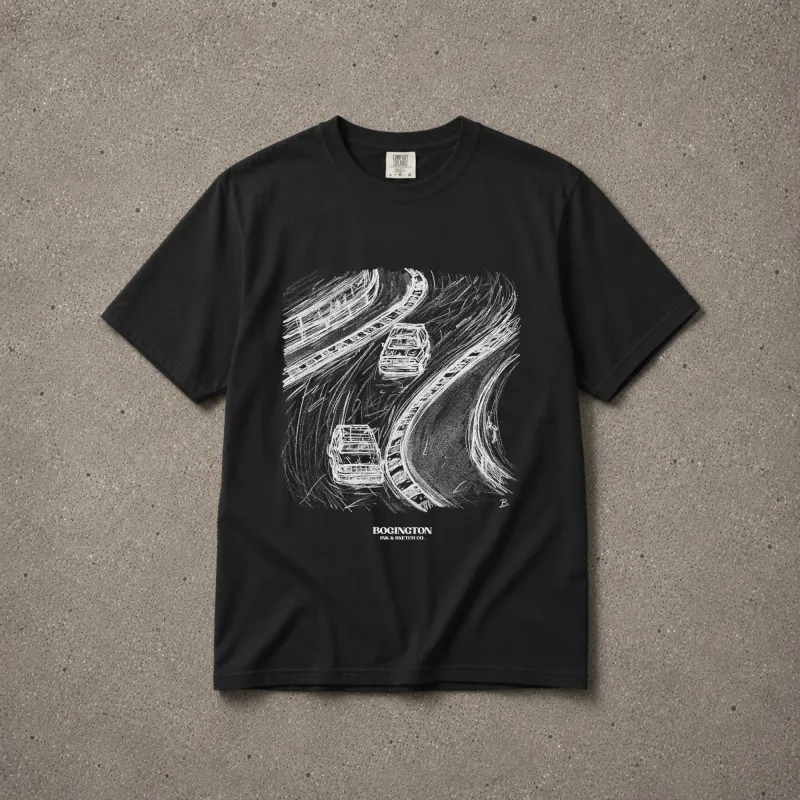 Slipstream Study Black T-Shirt