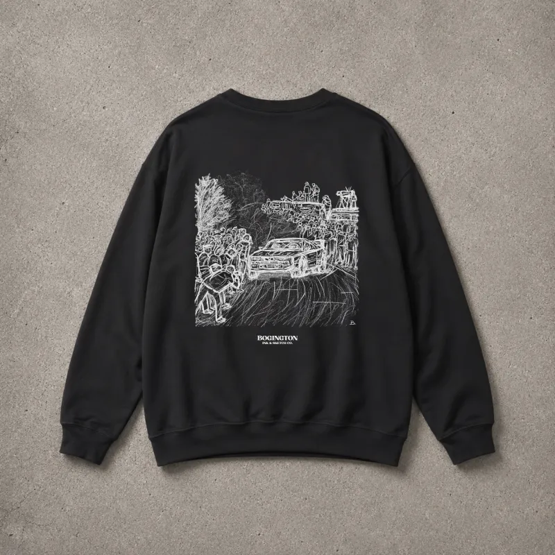 Dust Line Black Sweatshirt