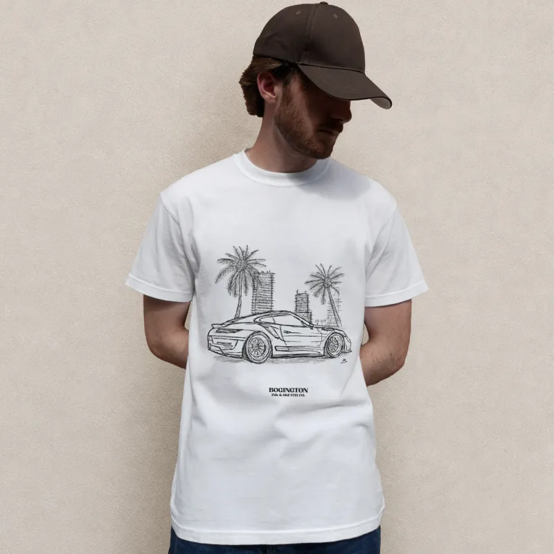 Palm Run White T-Shirt